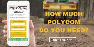 PolyCom Soil stabiliser Phone Calculator App for road workers, works engineers, road crew, works supervisors, engineering managers, road project managers, road mantenance, infrastructure projects.